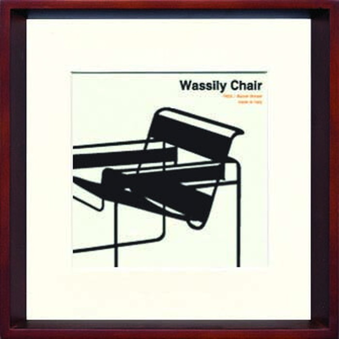 アートフレーム やすかわ としあき Modern Design Studio Bic s1 販売期間 限定のお得なタイムセール Chair Wassily Ity 315x315x35mm