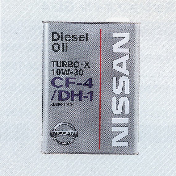 日産（NISSAN） 純正 エンジンオイル CF-4/DH-1ターボX 10W-30 4L 缶