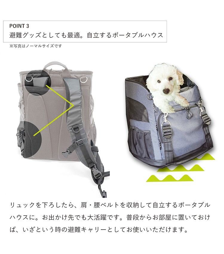 【新品】AirBuggy for Pet 3WAY ペットキャリーバッグ 3way Backpack Carrier - AIRBUGGY FOR PET | ペットカートの