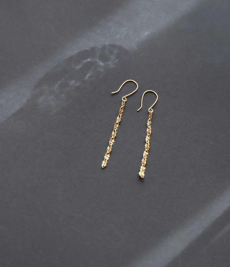 25日まで値下げk18ピアス DIAMOND PEARL MOON PIERCED EARRINGS(1ZP0947)K18 ピアス