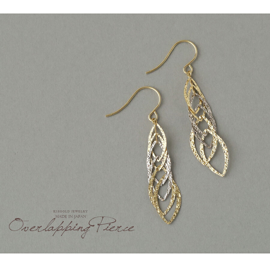 DEVAS 【7/5限定2500円OFFクーポン有】18金 ピアス WG k18 18金ピアス