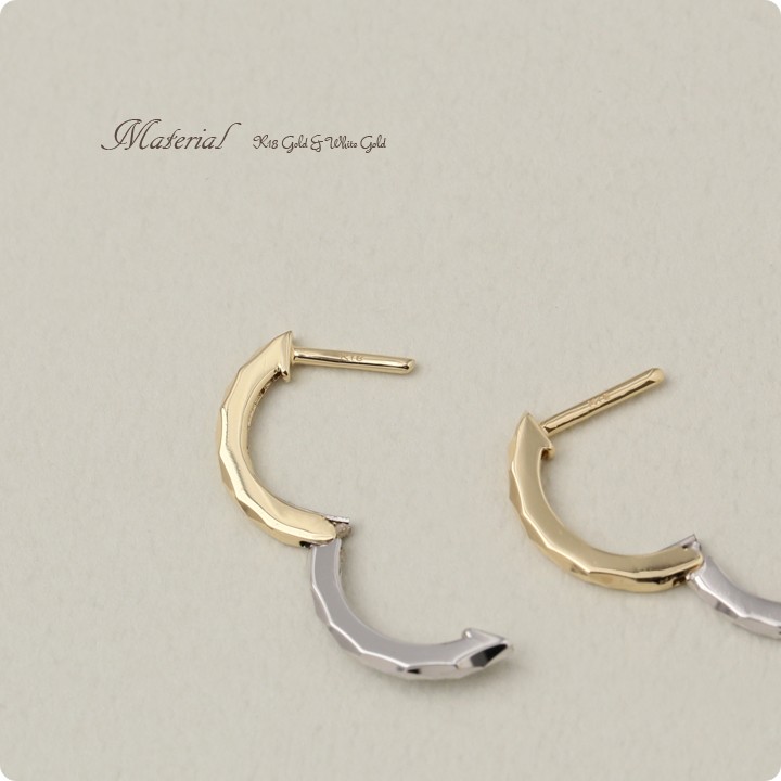 DEVAS 7月土日限定 7%クーポン▽ フープピアス 18k ピアス 18金