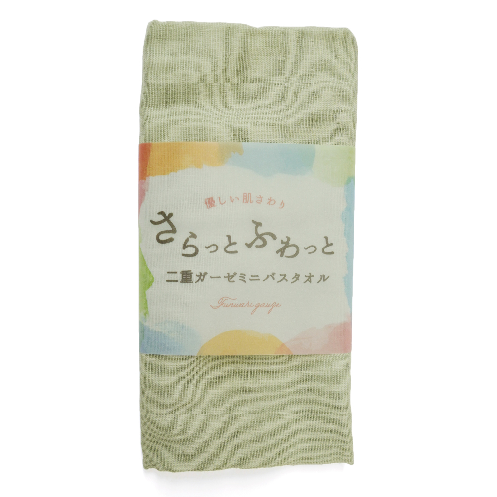 ミニバスタオル 無地 ダブルガーゼ 二重ガーゼ コットン100％ 綿100％ やわらか 赤ちゃん お風呂 沐浴 40×100cm |  | 01