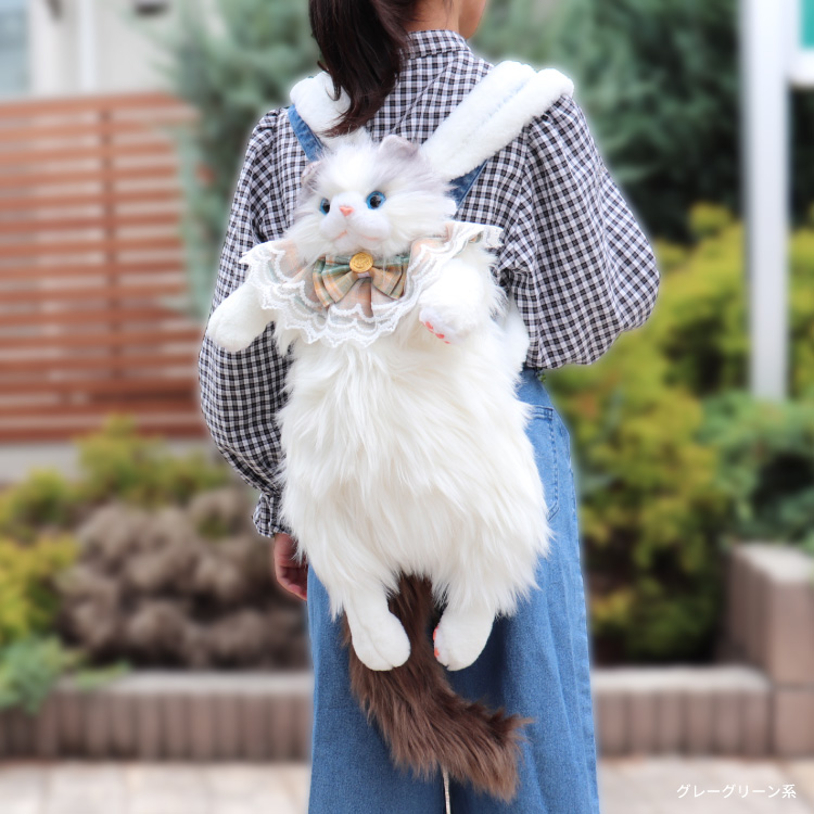 猫 リュック アニマルリュック 猫型リュック ぬいぐるみ バッグ ロリータ レディース 鞄 カバン リアル 猫好き 可愛い |  | 02