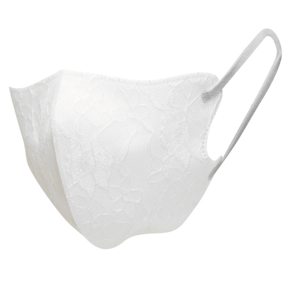 3D チュールレース マスク 7枚入り レース 柄 不織布 立体 おしゃれ  カラー MASCLUB マスクラブ キラキラ オーロラ |  | 05