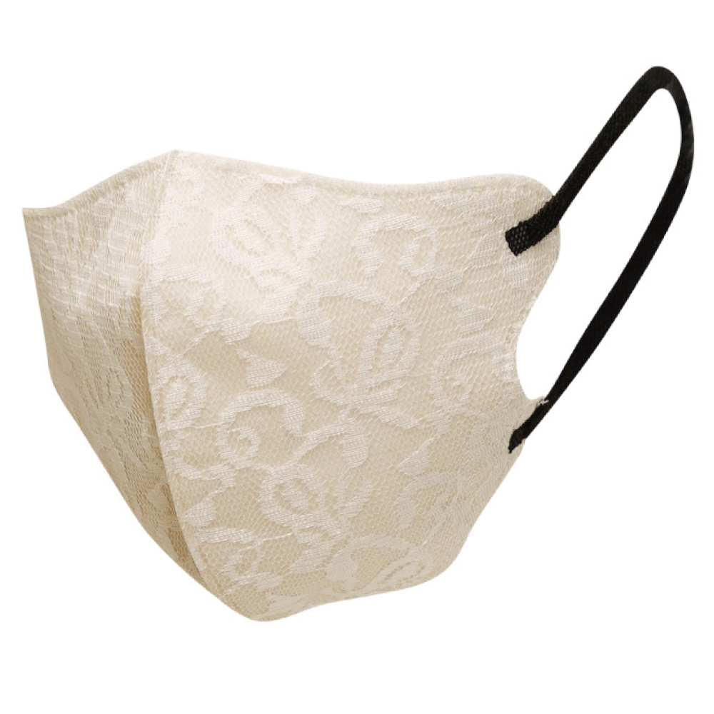 3D チュールレース マスク 7枚入り レース 柄 不織布 立体 おしゃれ  カラー MASCLUB マスクラブ キラキラ オーロラ |  | 02