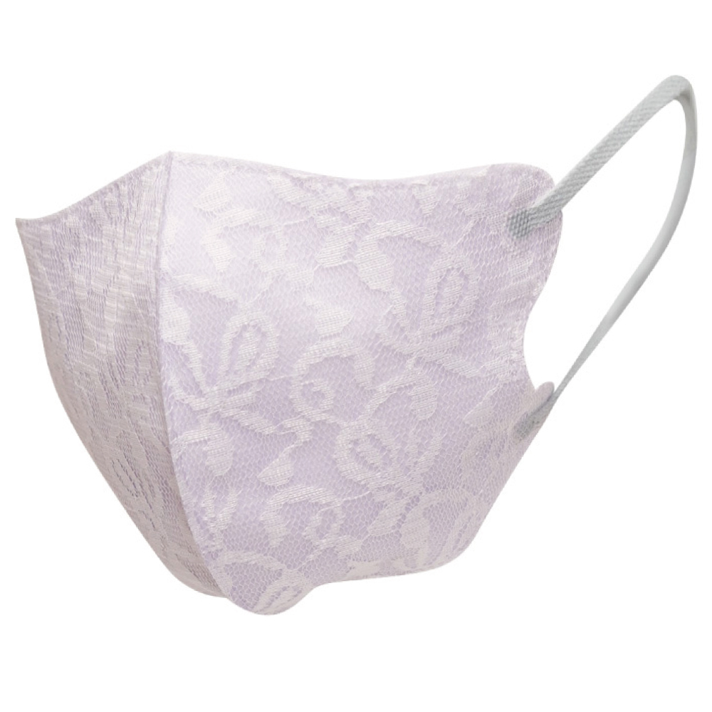 3D チュールレース マスク 7枚入り レース 柄 不織布 立体 おしゃれ  カラー MASCLUB マスクラブ キラキラ オーロラ |  | 04