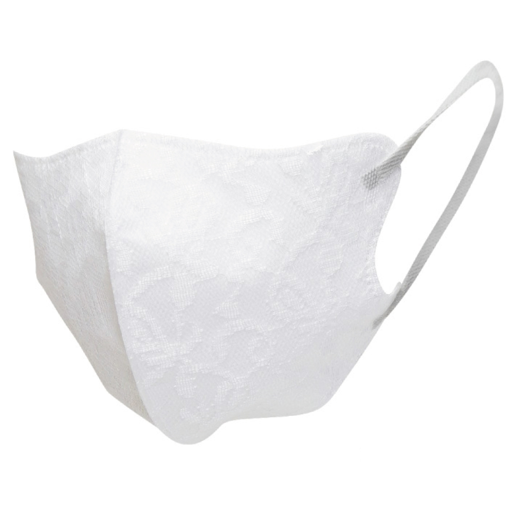 3D チュールレース マスク 7枚入り レース 柄 不織布 立体 おしゃれ  カラー MASCLUB マスクラブ キラキラ オーロラ |  | 01