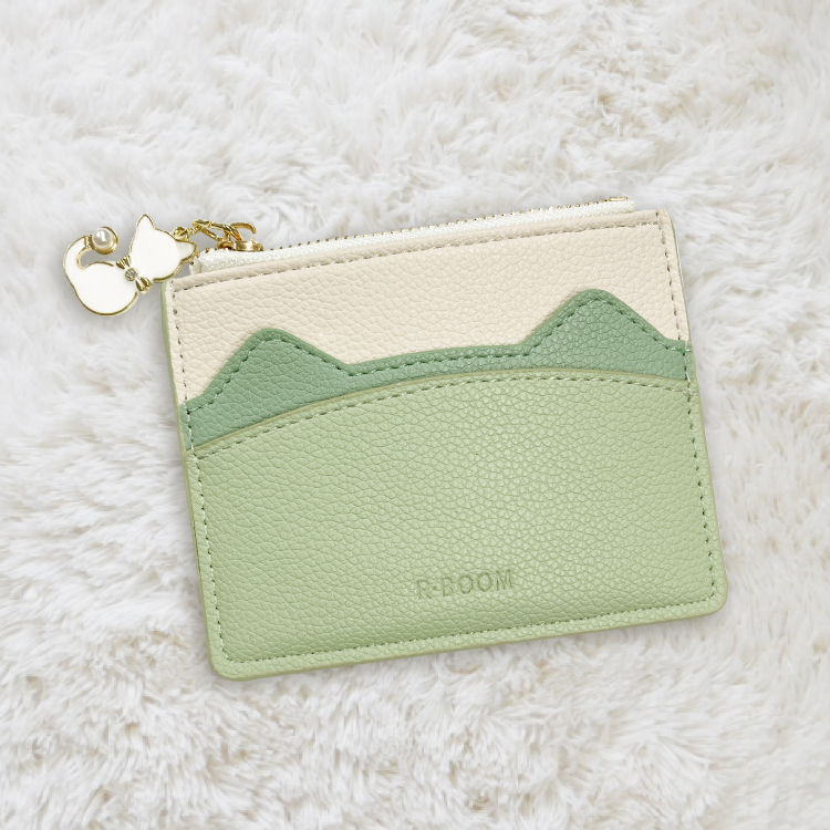 フラグメントケース レディース バイカラー 薄型 スリム 小銭入れ コインケース カードケース パスケース ウォレット |  | 04