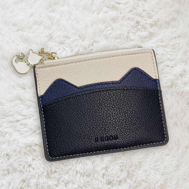 フラグメントケース レディース バイカラー 薄型 スリム 小銭入れ コインケース カードケース パスケース ウォレット |  | 01