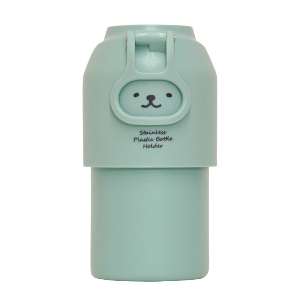 ペットボトルホルダー 保冷 保温 真空二重構造 ハンドル 人気 ねこ くま 柄 ペットボトルカバー 冷たい 夏 おしゃれ |  | 02