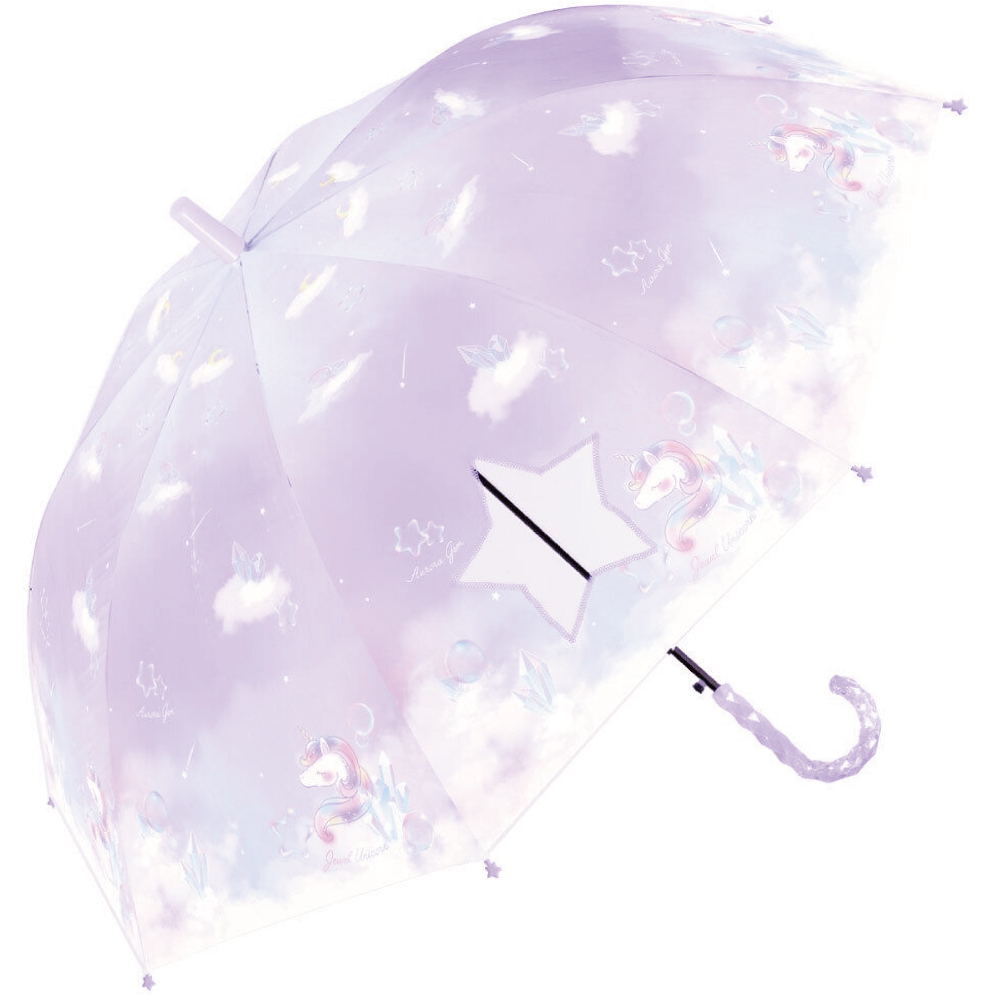 女の子 傘 55cm こども傘 ジャンプ傘 キッズ かさ 長傘 雨傘 ワンタッチ 軽量 柄 ユニコーン 猫 かわいい 人気 |  | 06