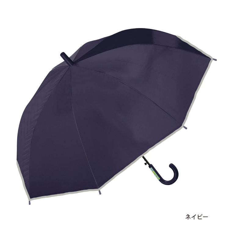 子供日傘 無地 UV 晴雨兼用 ジャンプ傘 50cm 55cm キッズ 反射テープ 遮光 100％ UVカット 軽量 遮熱効果 安全 耐風 かさ |  | 18