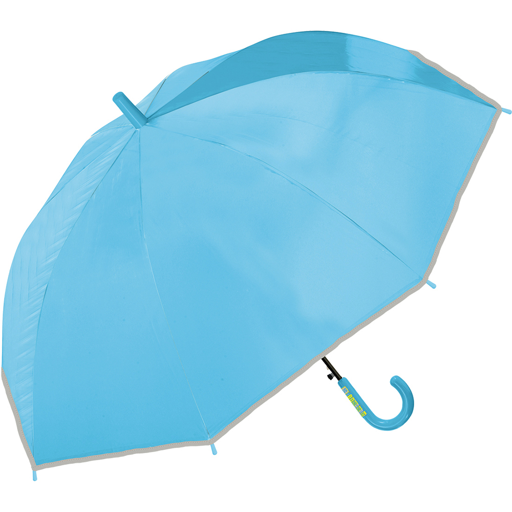 子供日傘 無地 UV 晴雨兼用 ジャンプ傘 50cm 55cm キッズ 反射テープ 遮光 100％ UVカット 軽量 遮熱効果 安全 耐風 かさ |  | 03