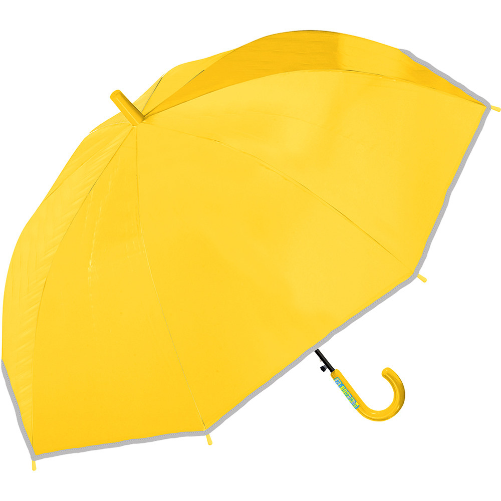 子供日傘 無地 UV 晴雨兼用 ジャンプ傘 50cm 55cm キッズ 反射テープ 遮光 100％ UVカット 軽量 遮熱効果 安全 耐風 かさ |  | 02