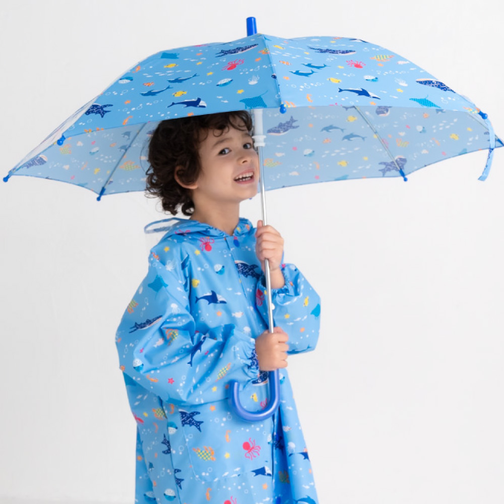 男の子 傘 50cm 55cm 手開き 子供 キッズ かさ 長傘 雨傘 人気 柄 透明窓 軽量 安全 入学 小学校 通学 恐竜 ボーダー 宇宙 |  | 02