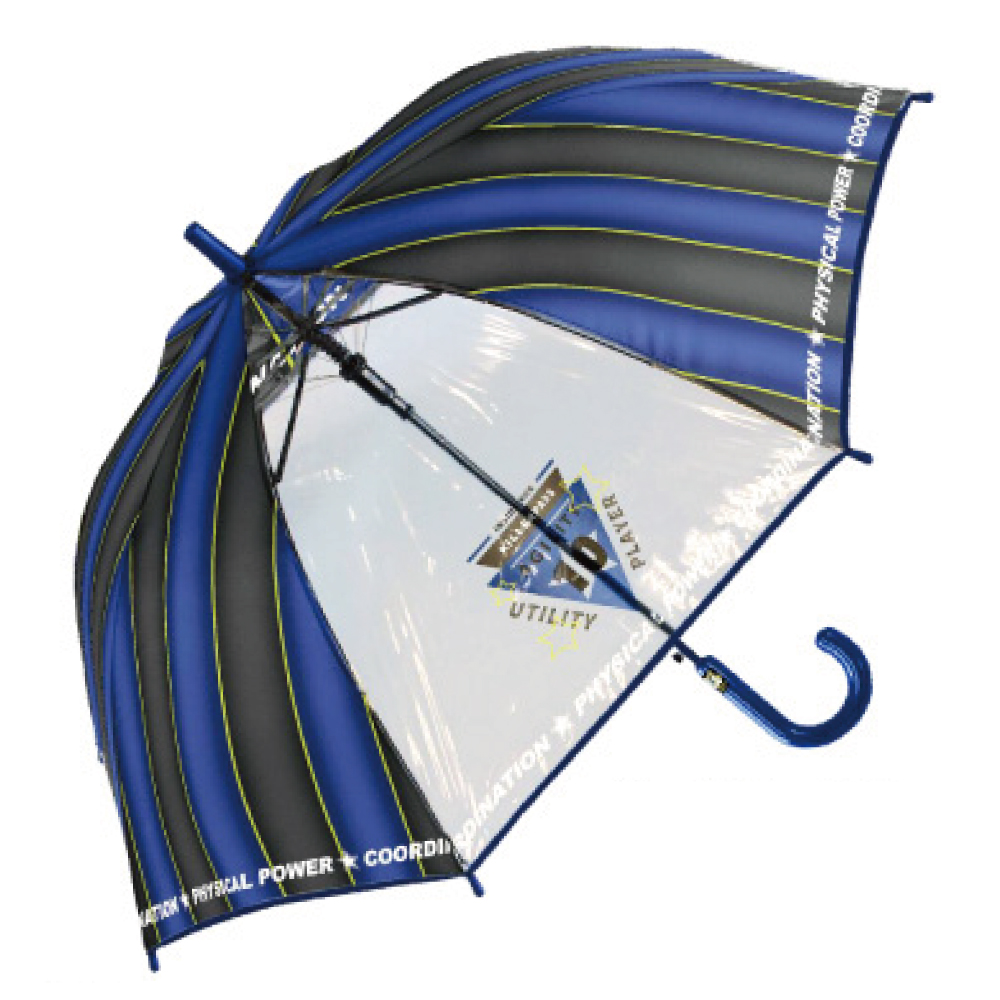 男の子 傘 子供 55cm 雨傘 長傘 キッズ かさ かっこいい 人気  柄 ビニール窓 透明窓 軽量 耐風 グラスファイバー |  | 07