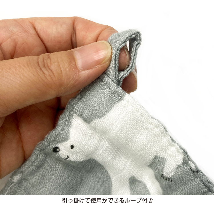 ガーゼハンカチ 6重ガーゼ 5枚セット 柄 無地 ベビー 赤ちゃん ハンカチ 授乳 沐浴 出産準備 幼稚園 保育園 汗拭き |  | 09