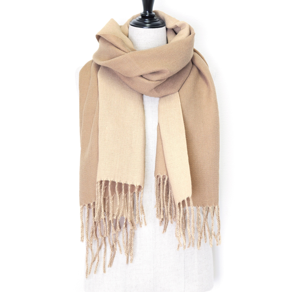 ストール 大判 バイカラー 無地 マフラー 厚手 レディース フリンジ カシミヤタッチ ウールタッチ ギフト クリスマス |  | 04