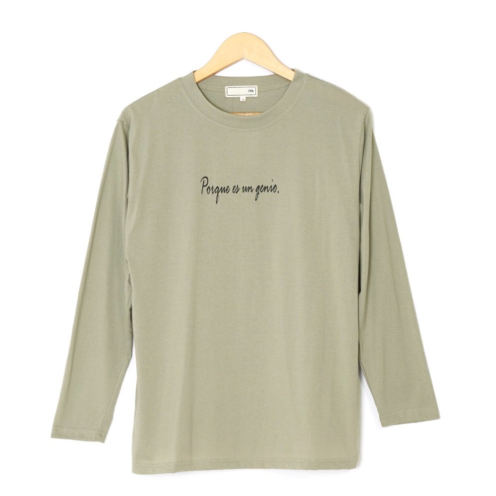 メンズ 長袖 ロゴTシャツ ロンT 長袖Tシャツ ロゴ M L サイズ 紳士 柄