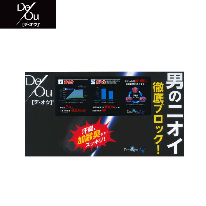 大きいサイズ キングサイズ ビッグサイズ メンズ 定番 De/Ou 消臭 クルーネック 半袖 Tシャツ（メーカー取寄）デオウ 3L 4L 5L 6L 7L 8L 消臭効果 加齢臭抑制 |  | 12