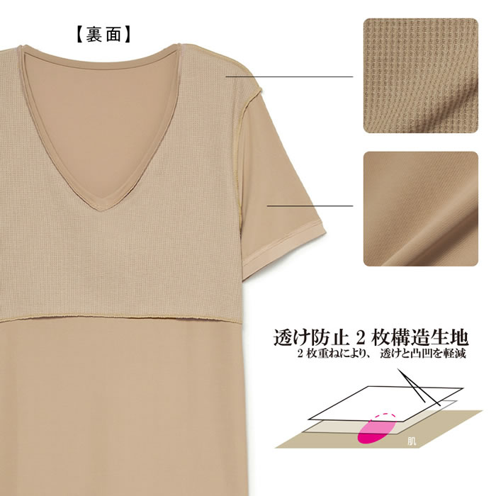 大きいサイズ メンズ KEEP GUARD 乳首透け防止半袖Tシャツ 接触冷感 吸水速乾 抗菌防臭 制菌加工 消臭 ナノファイン（メーカー取寄）4L 5L 6L 7L 8L |  | 06