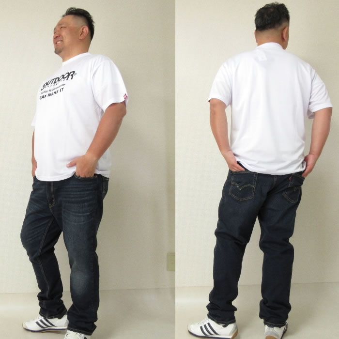 大きいサイズ メンズ OUTDOOR PRODUCTS DRY メッシュ 吸汗速乾 ドライ 半袖 Tシャツ（メーカー取寄）アウトドア プロダクツ 3L 4L 5L 6L 7L 8L キング ビッグ | OUTDOOR PRODUCTS | 10