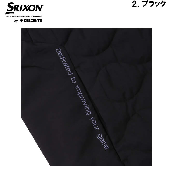 大きいサイズ キングサイズ ビッグサイズ メンズ ゴルフ SRIXON ヒートナビアウターベスト（メーカー取寄）スリクソン 3L 4L 5L 6L | SRIXON | 17