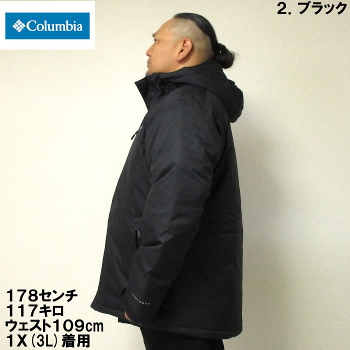 Columbia メンズマウンテンパーカー（サイズ（S/M/L）：3L（XXL））の