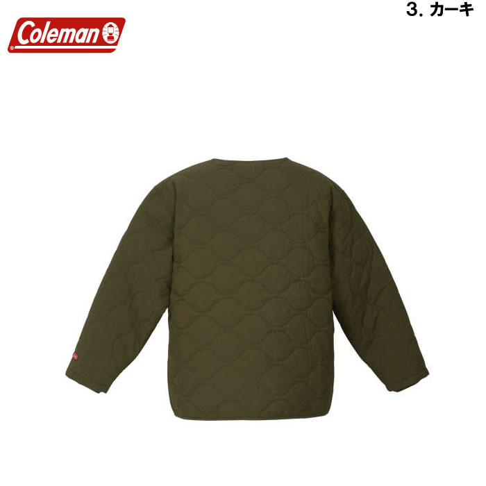 大きいサイズ キングサイズ ビッグサイズ メンズ Coleman フルダルナイロンリップキルトジャケット（メーカー取寄）コールマン 3L 4L 5L 6L 8L | Coleman | 17