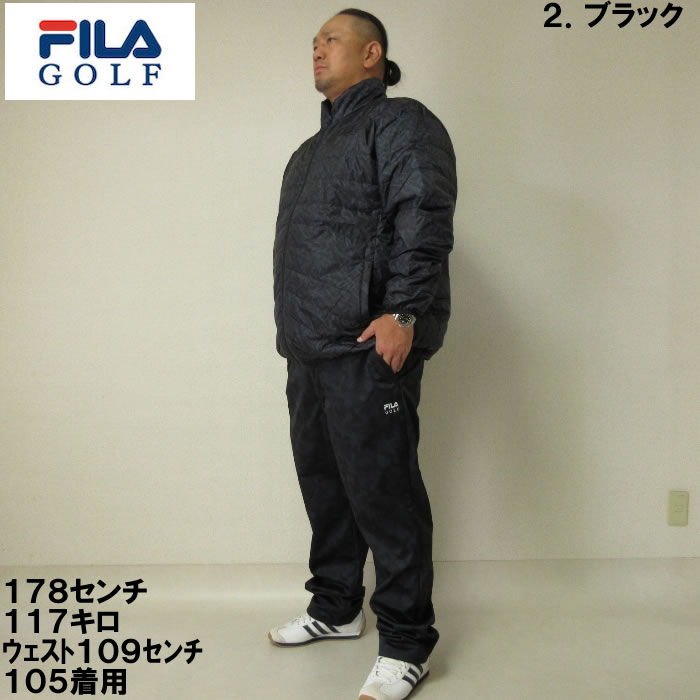 大きいサイズ キングサイズ ビッグサイズ メンズ ゴルフ FILA GOLF カモフラプリントボンディングパンツ（メーカー取寄）フィラゴルフ　100 120cm対応 | FILA GOLF | 13