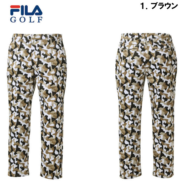 大きいサイズ キングサイズ ビッグサイズ メンズ ゴルフ FILA GOLF カモフラプリントボンディングパンツ（メーカー取寄）フィラゴルフ　100 120cm対応 | FILA GOLF | 06