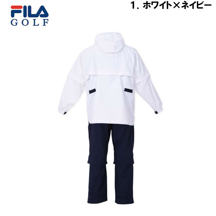 大きいサイズ キングサイズ ビッグサイズ メンズ FILA GOLF レインウェアセット（メーカー取寄）フィラゴルフ　3L 4L 5L 6L | FILA GOLF | 07