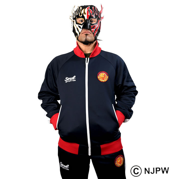 大きいサイズ メンズ SOUL SPORTS×新日本プロレス 本隊 長袖 上下ジャージセット（メーカー取寄）3L 4L 5L 6L ストレッチ 上下 |  | 16