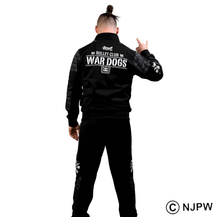 大きいサイズ メンズ SOUL SPORTS×新日本プロレス BC WAR DOGS 長袖 上下ジャージセット（メーカー取寄）3L 4L 5L 6L ストレッチ 上下 |  | 18