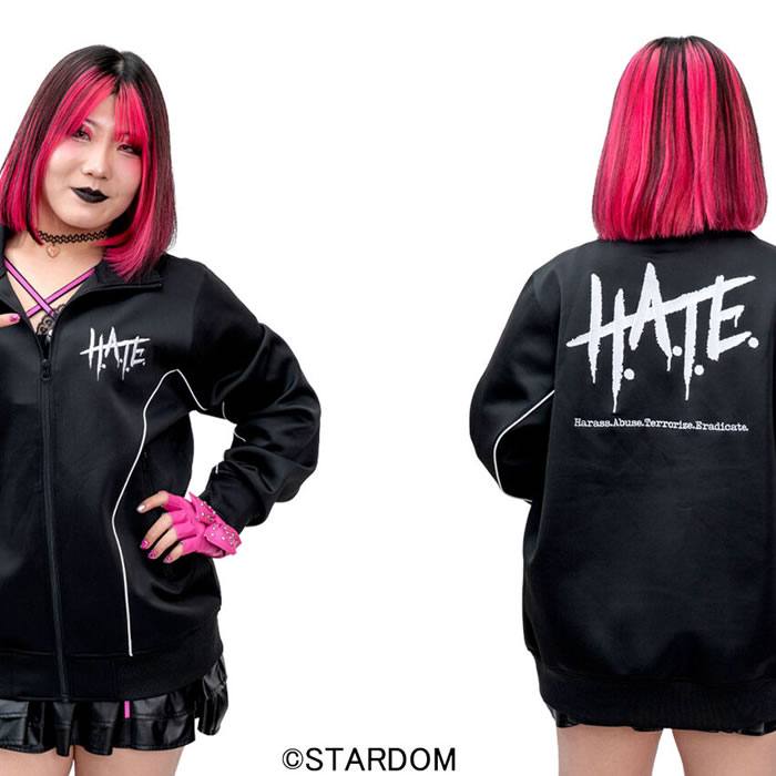 大きいサイズ メンズ STARDOM×SOUL SPORTS H.A.T.E 長袖 上下ジャージセット（メーカー取寄）3L 4L 5L 6L ストレッチ 上下 スターダム |  | 17