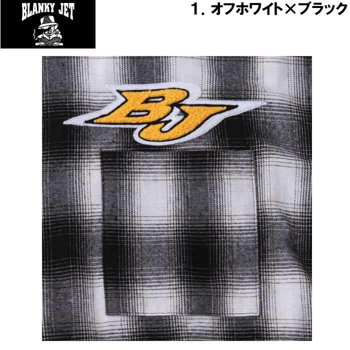 大きいサイズ キングサイズ ビッグサイズ メンズ Blanky Jet オンブレチェック長袖シャツ（メーカー取寄）ブランキージェット 3L 4L 5L 6L |  | 10