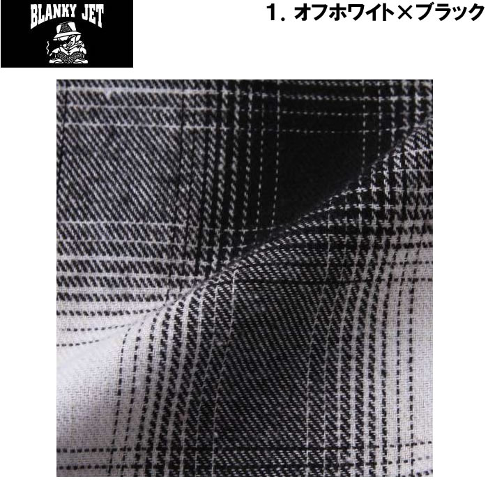 大きいサイズ キングサイズ ビッグサイズ メンズ Blanky Jet オンブレチェック長袖シャツ（メーカー取寄）ブランキージェット 3L 4L 5L 6L |  | 08
