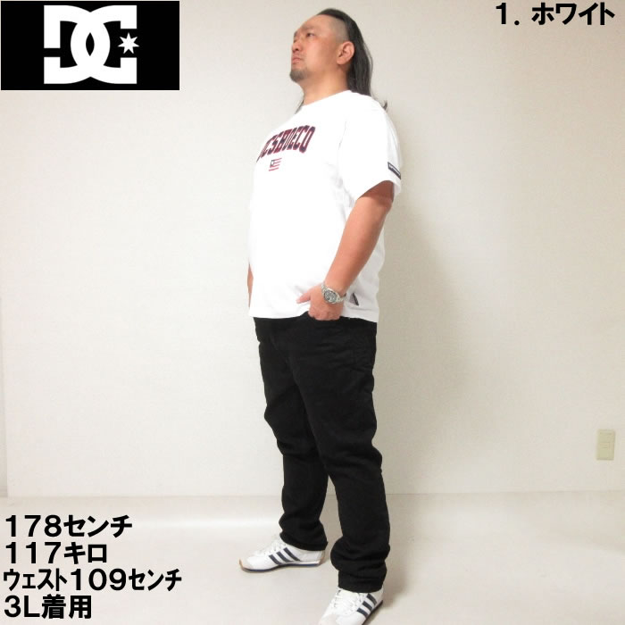 大きいサイズ キングサイズ ビッグサイズ メンズ DCSHOES 23 ARCH LOGO半袖Tシャツ（メーカー取寄）ディーシーシューズ 3L 4L 5L 6L | DC SHOES | 06
