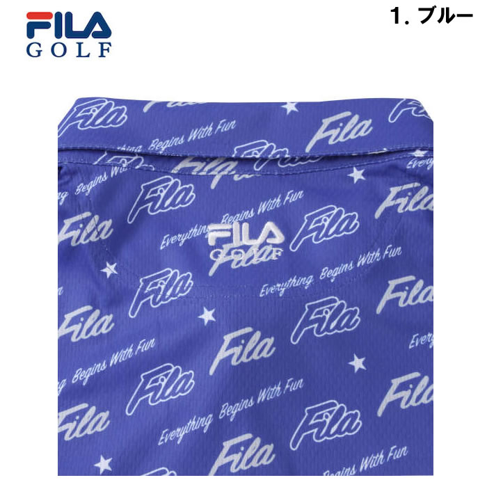 FILA GOLF 大きいサイズ メンズ ロゴグラフィックプリント