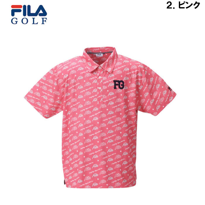 FILA ゴルフシャツ（柄：ドット）の商品一覧｜メンズウエア｜ゴルフ