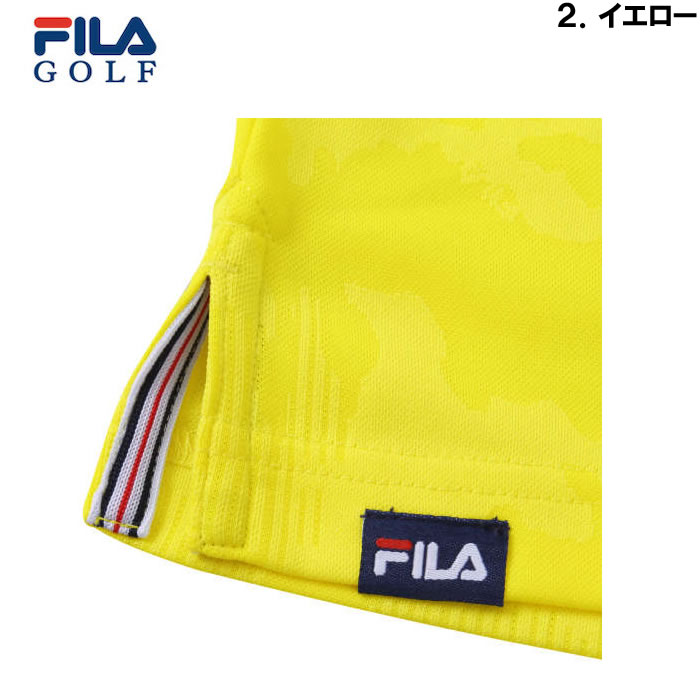大きいサイズ キングサイズ ビッグサイズ メンズ FILA GOLF ジャガードハーフジップ半袖シャツ（メーカー取寄）フィラゴルフ 3L 4L 5L 6L | FILA GOLF | 17