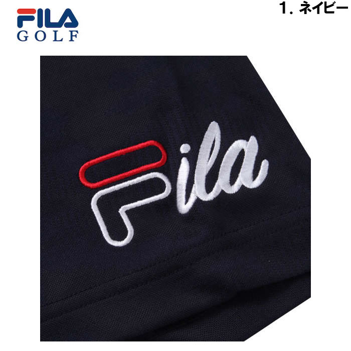 大きいサイズ キングサイズ ビッグサイズ メンズ FILA GOLF ジャガードハーフジップ半袖シャツ（メーカー取寄）フィラゴルフ 3L 4L 5L 6L | FILA GOLF | 09