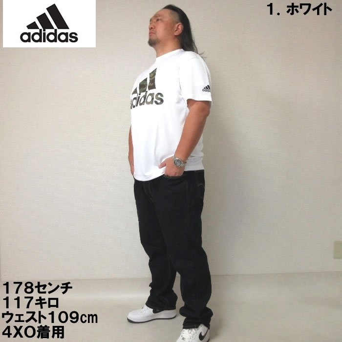 adidas メンズTシャツ、カットソー（サイズ（S/M/L）：5L）の商品一覧