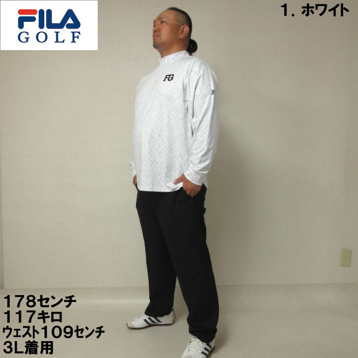 楽天市場】フィラ ゴルフ 長袖 中綿 Vネックプルオーバー
