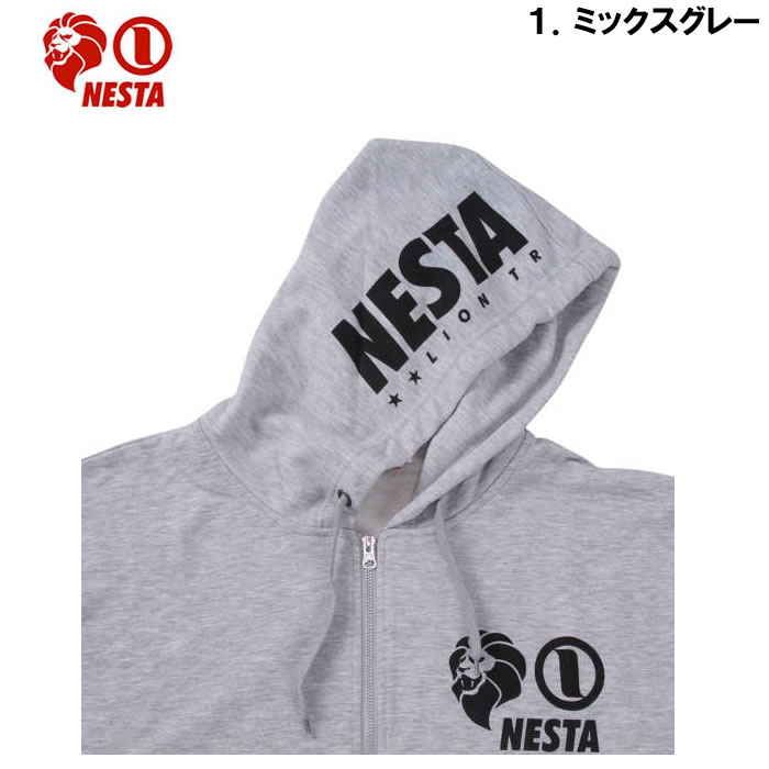 大きいサイズ メンズ NESTA BRAND-裏毛フルジップパーカー（メーカー取