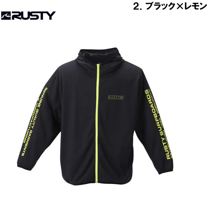 RUSTY(ラスティー) 長袖タッパー スキン メンズ Lサイズ 大きいサイズ メンズ RUSTY-UV長袖フルジップパーカー（メーカー