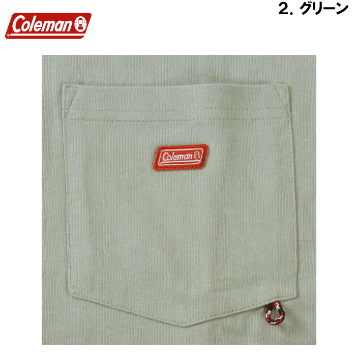 大きいサイズ キングサイズ ビッグサイズ メンズ Coleman USAコットンポケット付半袖Tシャツ（メーカー取寄）コールマン 3L 4L 5L 6L 7L 8L｜deviloose｜17