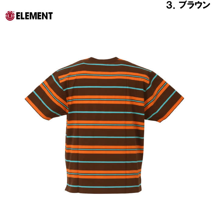 大きいサイズ キングサイズ ビッグサイズ メンズ ELEMENT BIG BORDER半袖Tシャツ（メーカー取寄）エレメント 3L 4L 5L 6L | ELEMENT | 17