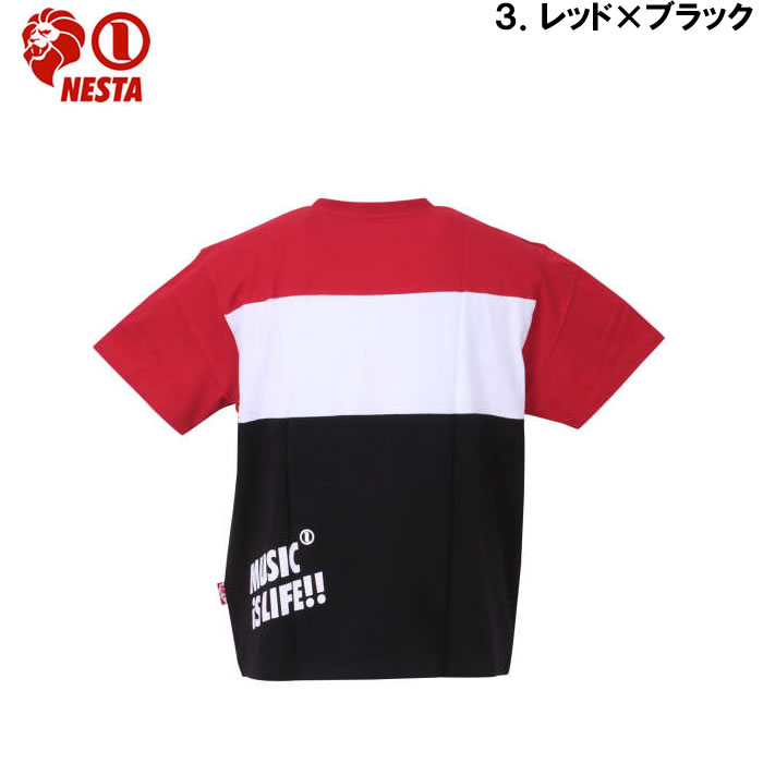 大きいサイズ キングサイズ ビッグサイズ メンズ NESTA BRAND 天竺切替半袖Tシャツ（メーカー取寄）ネスタブランド 3L 4L 5L 6L 8L | NESTA BRAND | 17